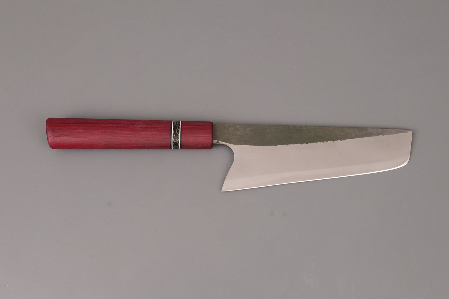 Gyuto and Nakiri with Purple Hart wood handles