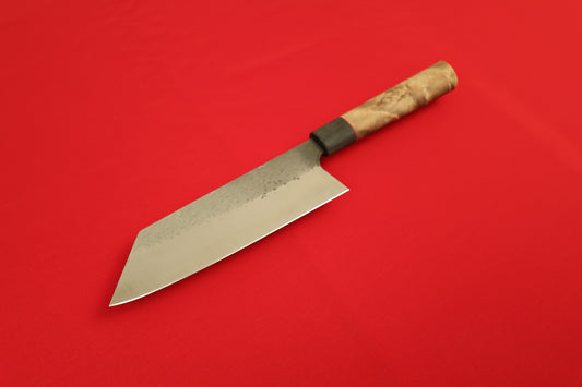 7 inch Bunka with Poplar burl handle