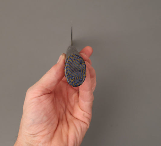 Gyuto with K-Tip and Crazy Fiber handle