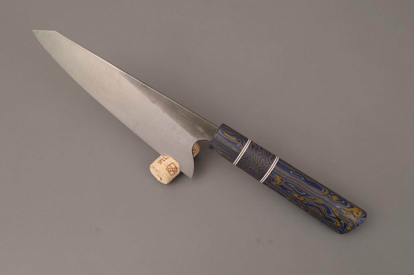 Gyuto with K-Tip and Crazy Fiber handle