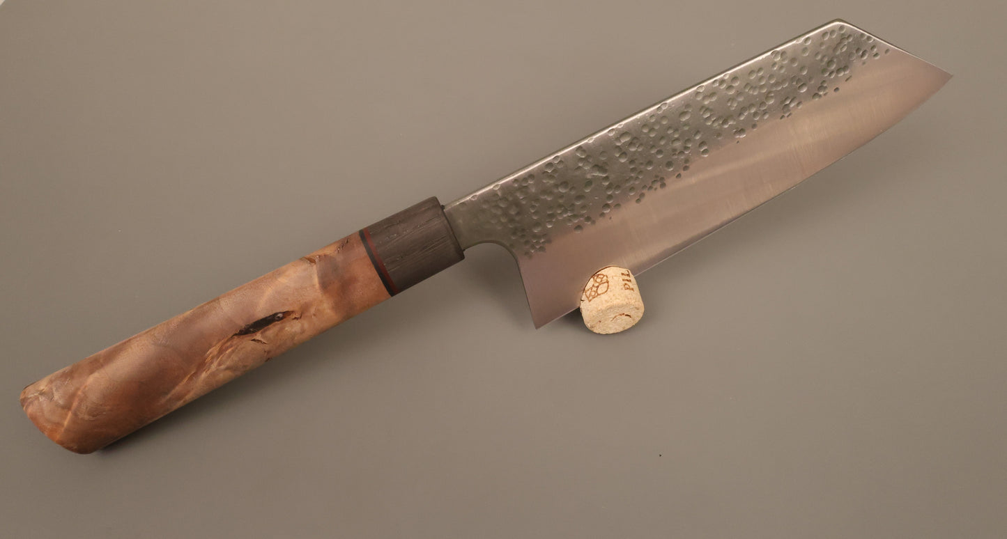 Bunka with poplar burl handle