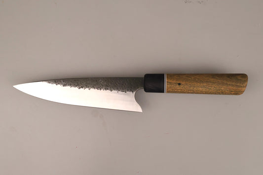 kitchen knife with Lignum Vitae handle