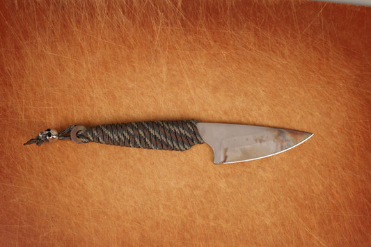 Model 3 with Paracord wrap and metal skull bead