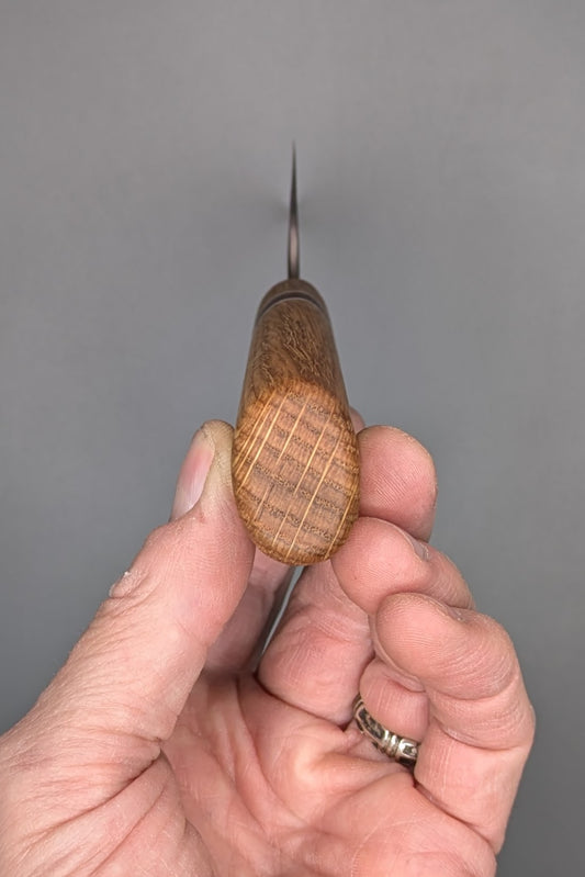 Chef knife with White Oak handle