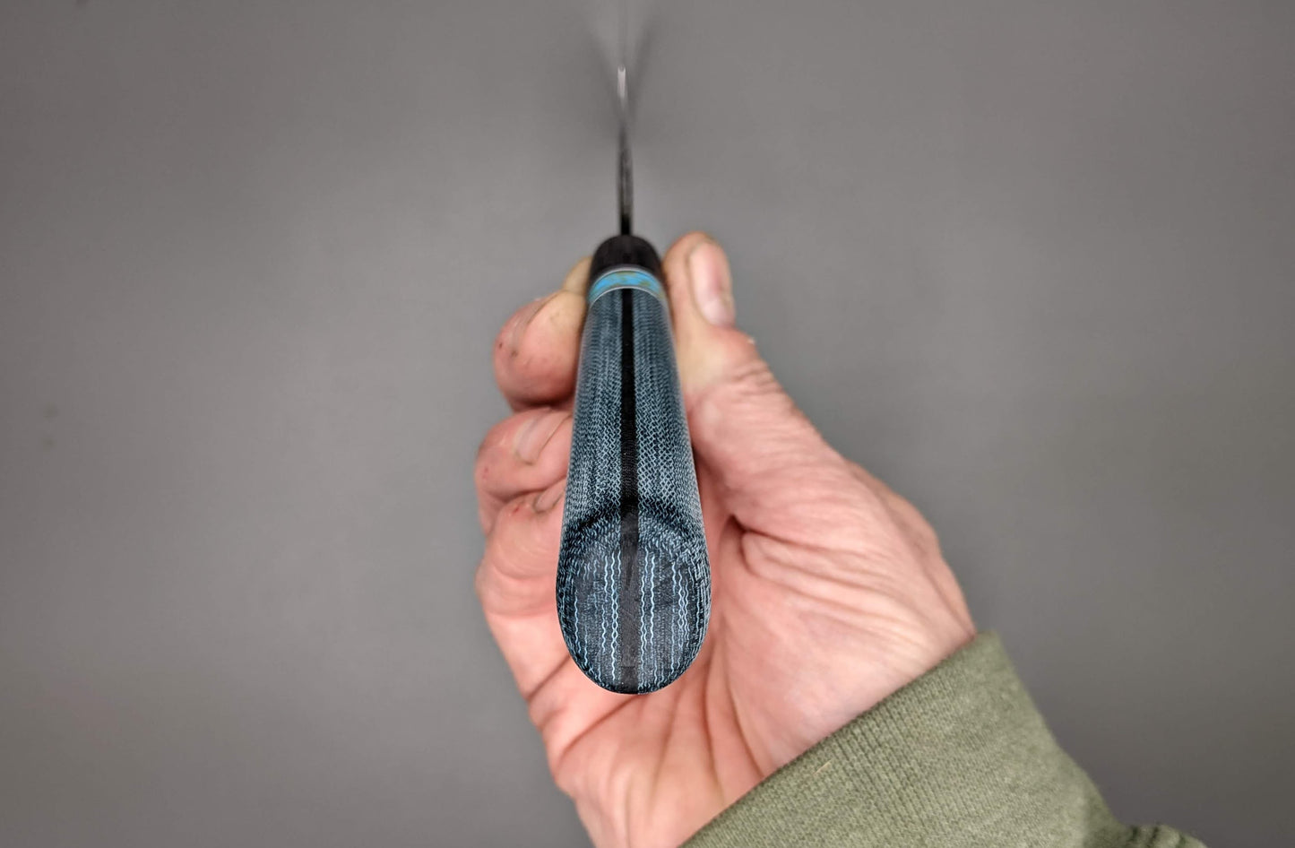 Nakiri with Blue Denim handle