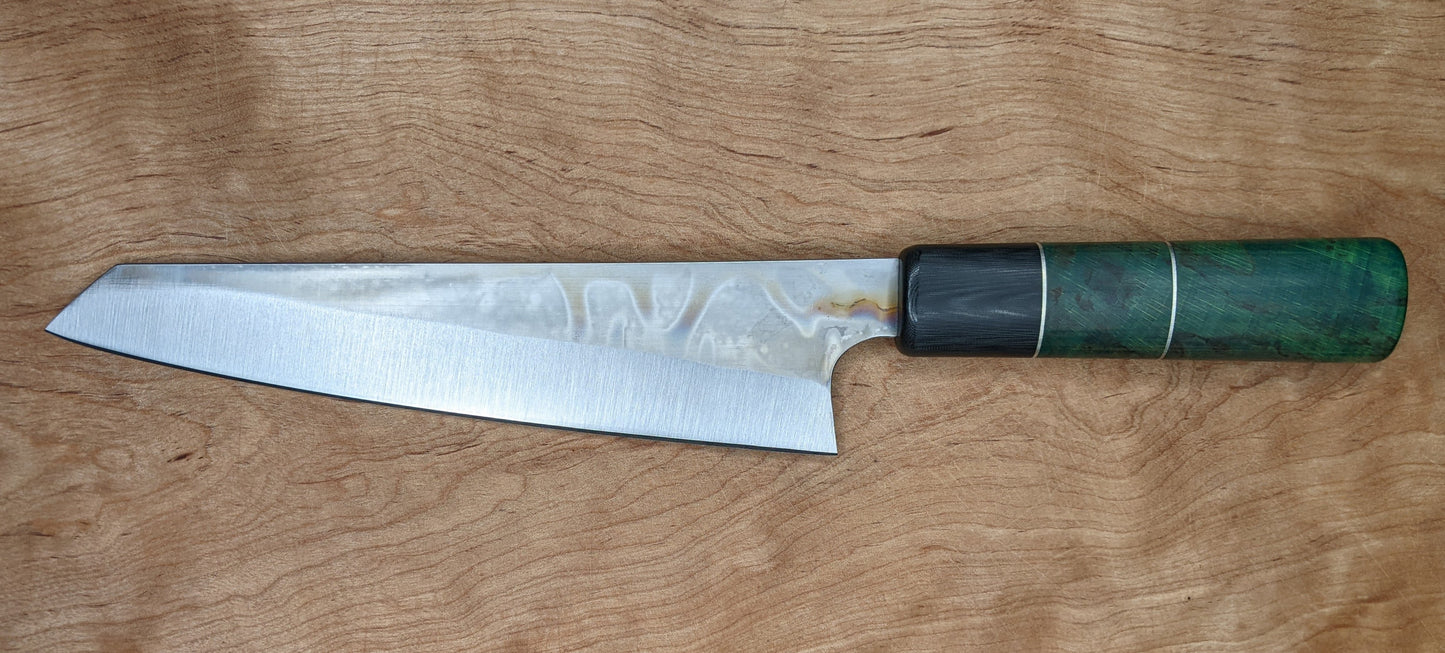 8" Kiritsuke with Green handle