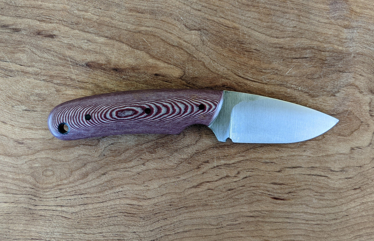 Work knife with Richlite handle