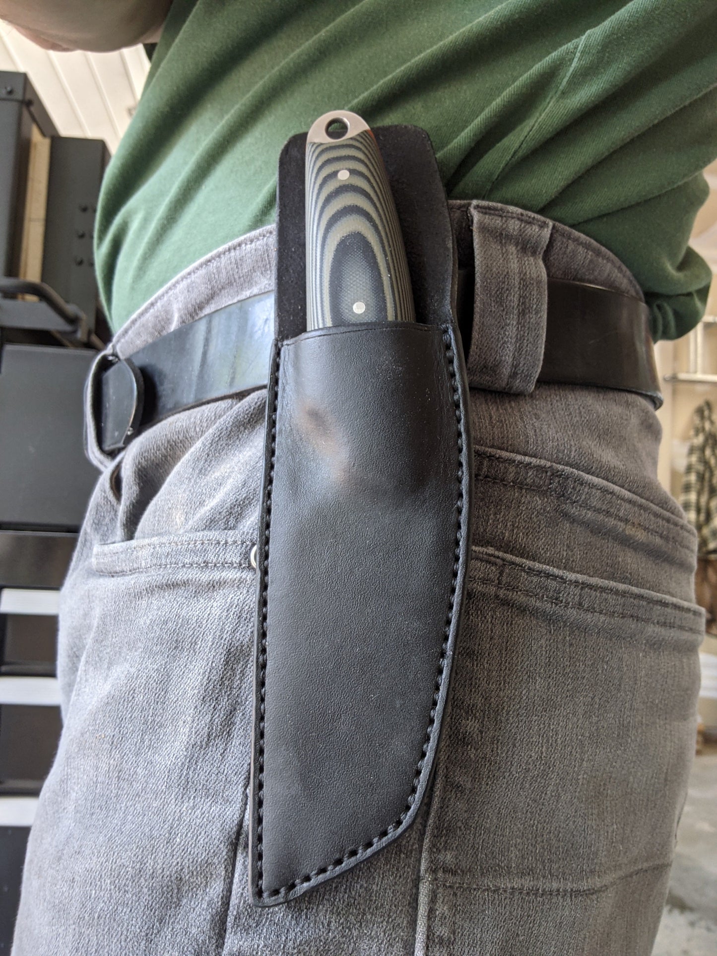 Sheepsfoot Work knife with SureTouch handle
