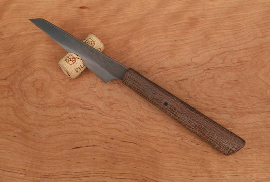 Small Honesuki with Burlap Micarta handle