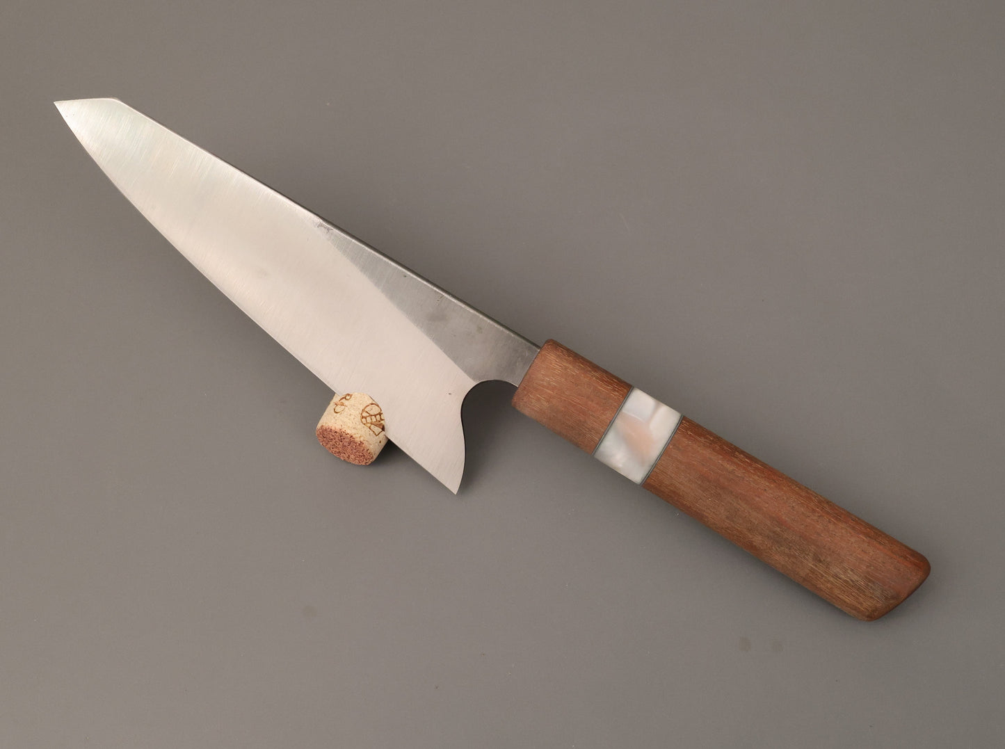 Gyuto with K-Tip and Ipe wooden handle