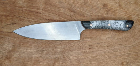 7" chef knife with resin handle