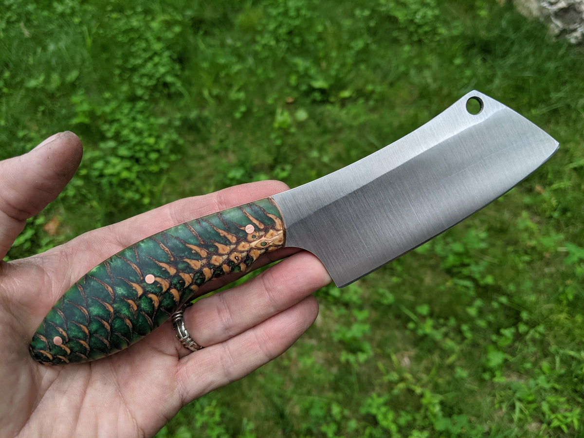 Cleaver Variants Cleaver with pinecone handle – James Sortor Design