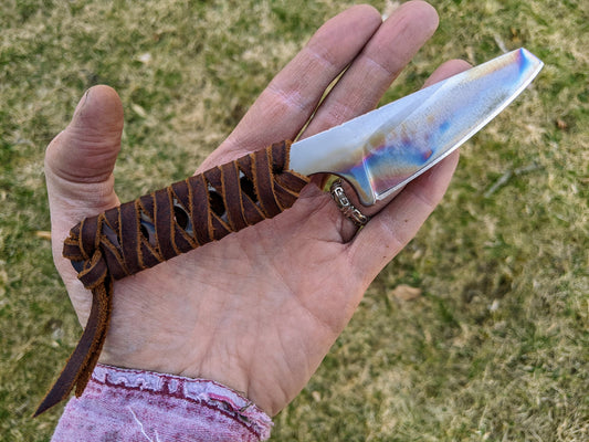 Model 4 with leather cord wrap