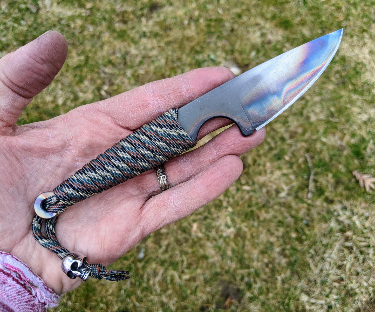 Model-3 with paracord wrap