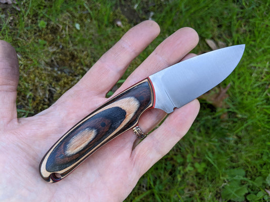 Work knife with Dymonwood handle